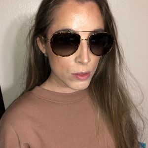 Sunglasses Krewe Women Breton Rye + Sweet Tea 18k New